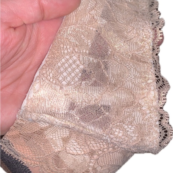 Fabulous By Victoria's Secret Pink Gold Champagne Strapless Convertible Bra 34A - Picture 3 of 13